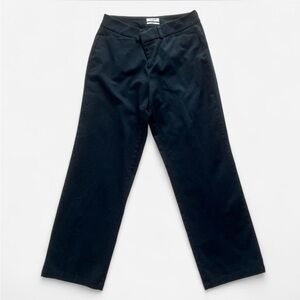 Dockers Petite Metro Pant Ideal Fit Chinos Navy Blue Straight Leg 4P Short